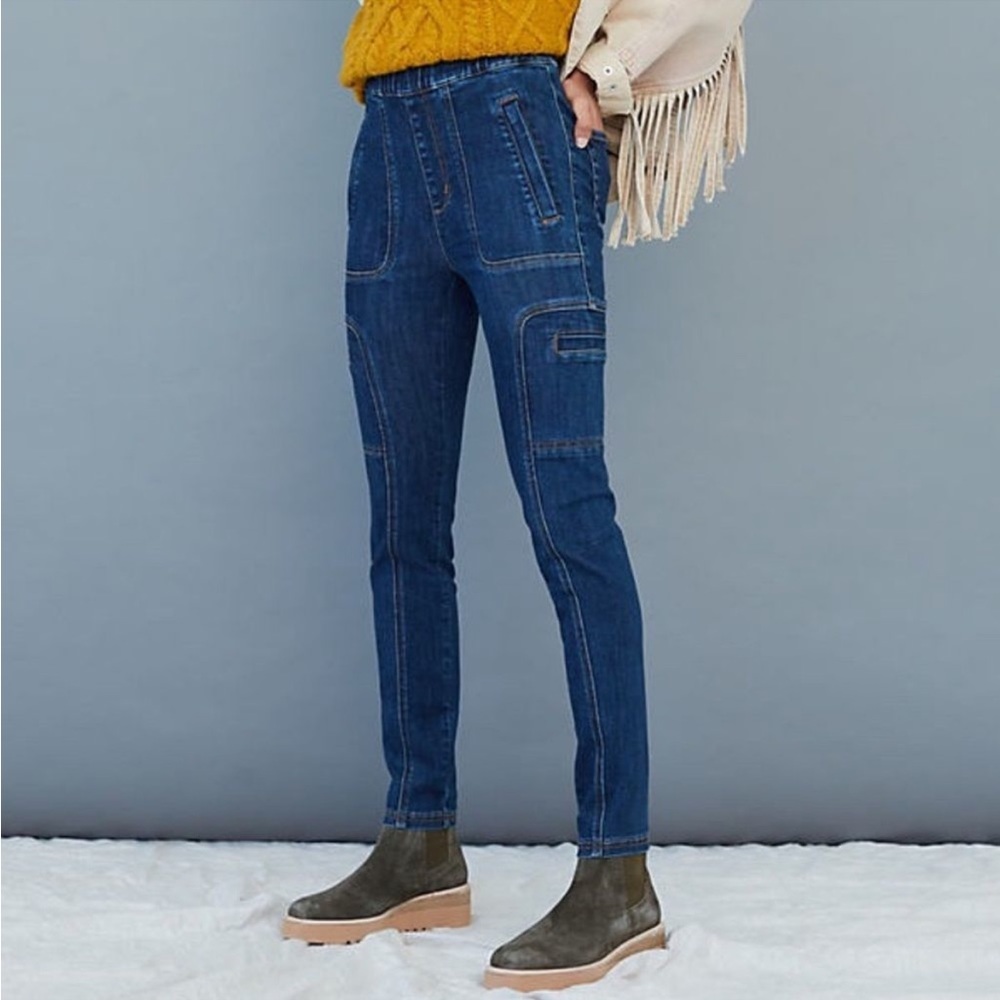 Anthropologie Pilcro High Rise Denim Leggings